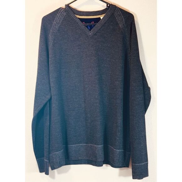 Robert Graham Other - Robert Graham HUNTINGDON Black Wool Men's Sweater